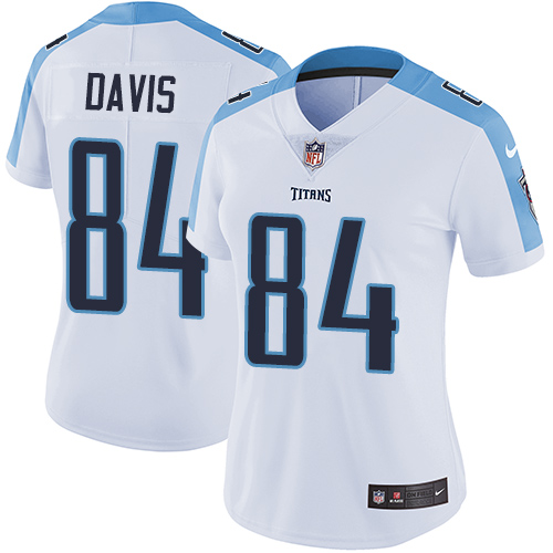 2019 Women Tennessee Titans #84 Davis white Nike Vapor Untouchable Limited NFL Jersey->women nfl jersey->Women Jersey